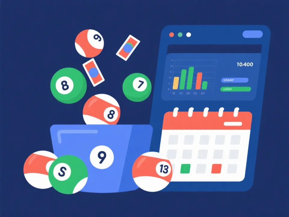 开奖数据与日历示意图