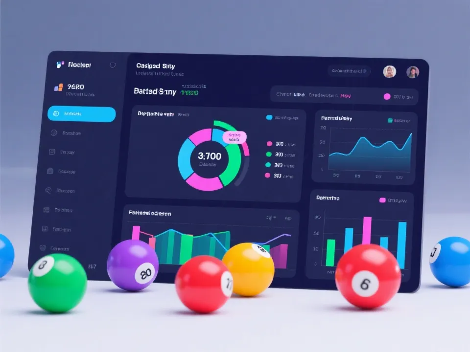 开奖中心数据展示示意图